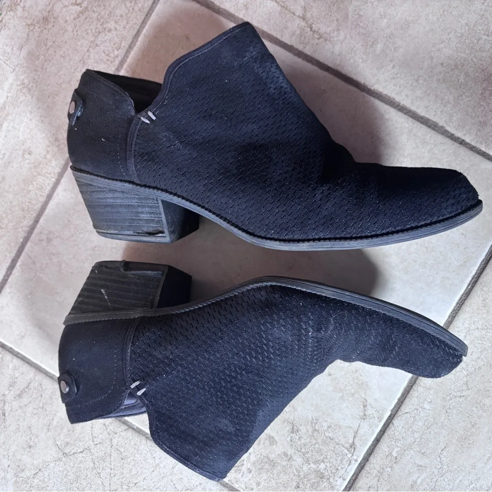 Dr. Scholl’s Bandit Black Leather Ankle Booties size 9 - Picture 4 of 5